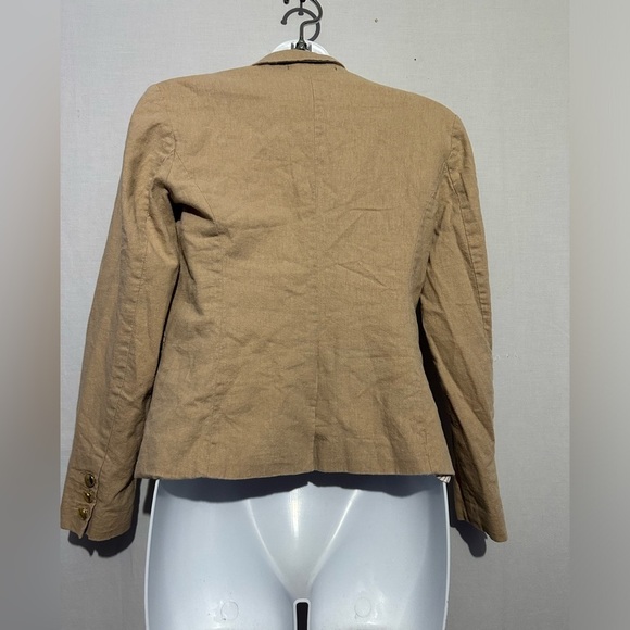 Harve Benard Tan Structured BlazerJacket, Size 2 - Picture 3 of 5